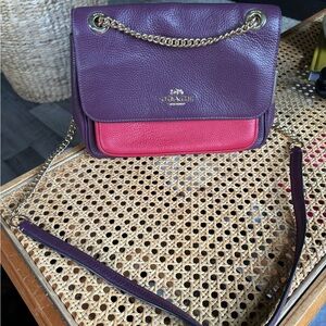 Coach color block crossbody